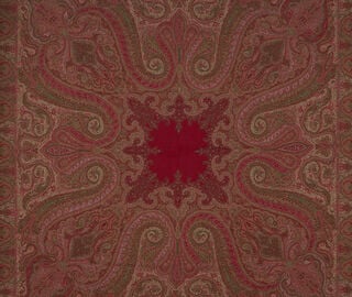 ETRO Home Interiors 'Carvin' throw, red RED ETRO26CAR184RED