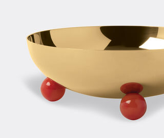 Sambonet 'Penelope' bowl, coral, large GOLD SAMB20BOW607GOL