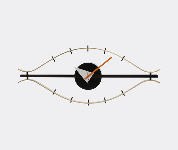 Vitra 'Eye' clock WALNUT VITR15EYE586GOL