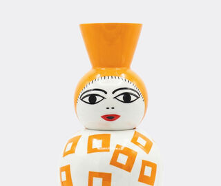 Seletti 'Canopie, Amina', jar, white and orange MULTICOLOUR SELE26DOL648MUL