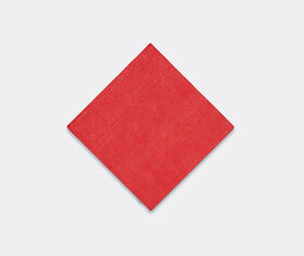 Lisa Corti Napkin, set of six, red RED LICO23HAN141MUL