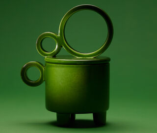 C'era Fragrance 'Erba Cup' candle, green GREEN CERA24ERB055GRN