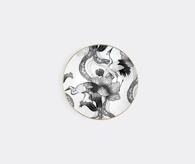 Simone Guidarelli Home 'Wing of Water' soup plate, black and white MULTICOLOUR SIMO26SOU723MUL