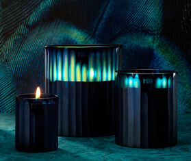 ONNO Collection 'Royal' candle, Ginger Fig scent, large BLUE ONNO23CAN454BLU