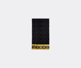 Versace 'I Love Baroque' face towel, black BLACK VERS22FAC945BLK
