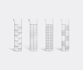 Tre Product Rectangular stripe carafe, 1 litre TRANSPARENT TRPR19CAR210TRA