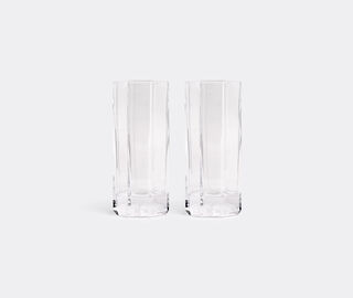 Rosenthal 'Medusa Lumiere' long glasses, set of two TRANSPARENT ROSE21MED547TRA