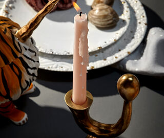L'Objet 'Horn' Candlestick GOLD LOBJ19HOR516GOL