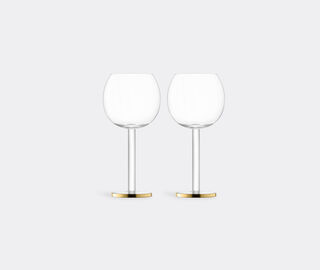 LSA International 'Luca' wine goblet, set of two GOLD LSAI21LUC847GOL