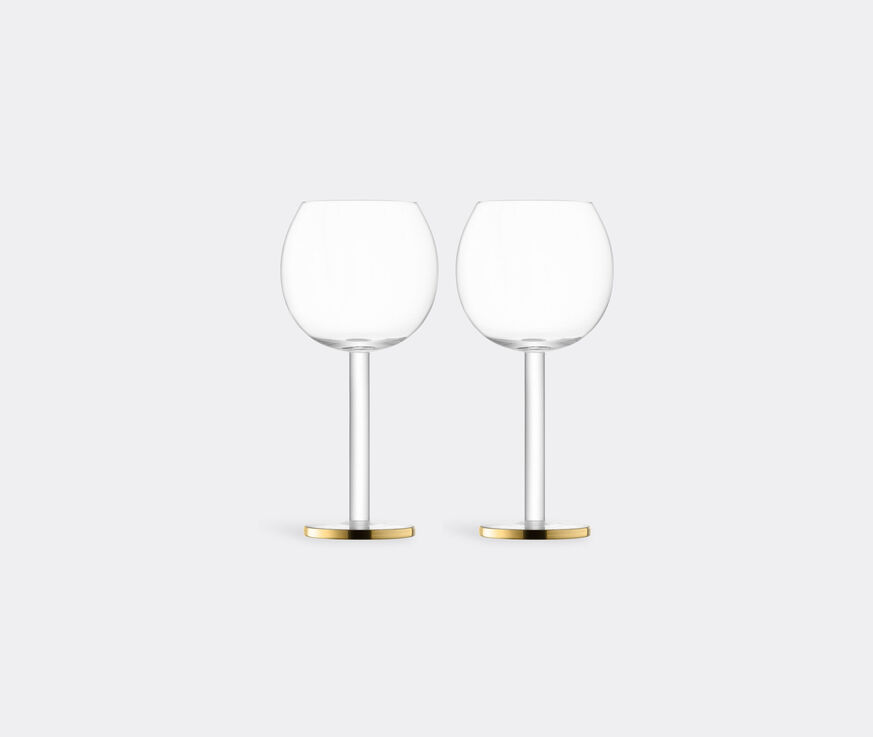 LSA International 'Luca' wine goblet, set of two Gold LSAI21LUC847GOL