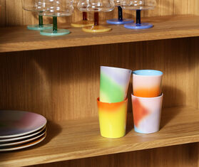 &amp;k Amsterdam &#39;Hue&#39; mug, set of four, multicolor MULTICOLOUR AMST25MUG670MUL