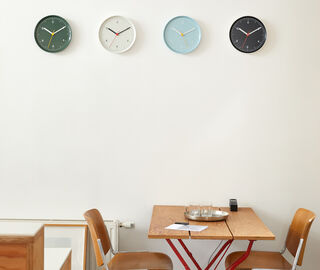 Hay 'Wall Clock', black BLACK HAY122WAL081BLK