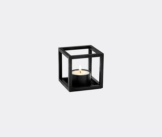 Audo Copenhagen 'Kubus T' tealight holder, black BLACK BYLA22KUB516BLK