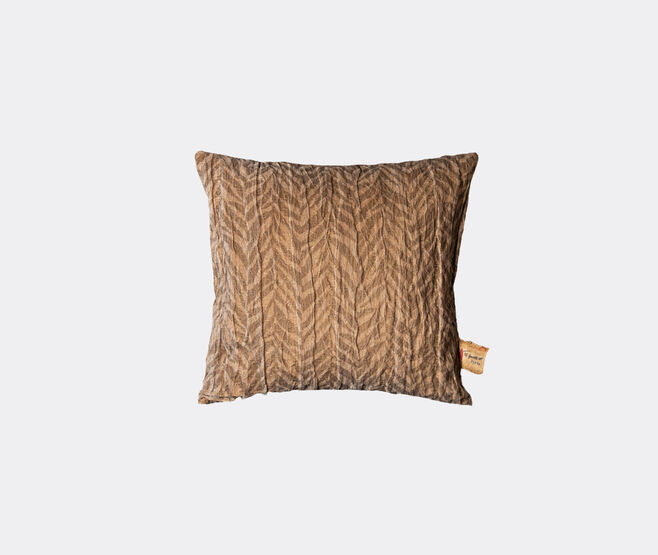 The House of Lyria 'Fleo' cushion BROWN HOLY23FLE821BRW