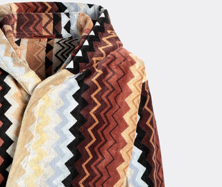Missoni 'Giacomo' hooded bathrobe, black BLACK MIHO22GIA417MUL