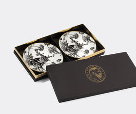 Simone Guidarelli Home 'Tangerine Garden' bread plate, set of two, black and white MULTICOLOUR SIMO26SOU808MUL