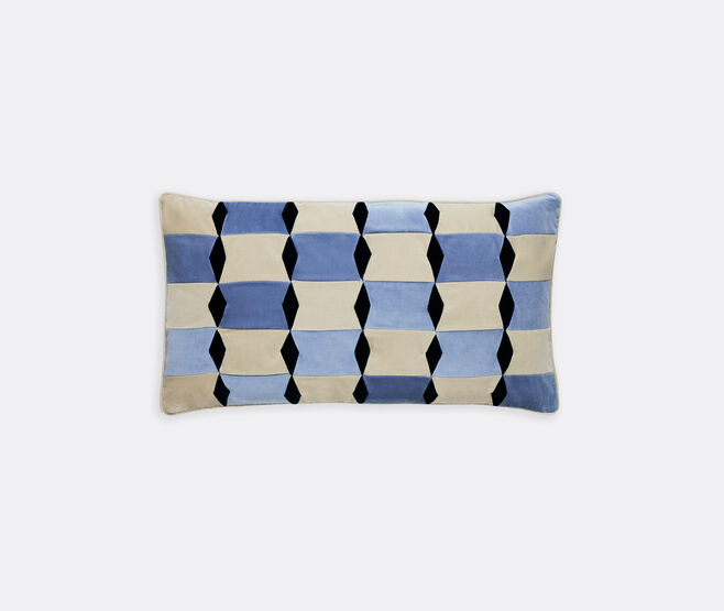 Christina Lundsteen 'Florence' cushion, lilac, dusty white and new petrol MULTICOLOUR CHLU26FLO568MUL