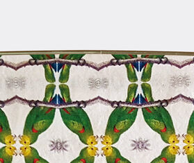 Les-Ottomans Patch NYC rectangular tray, green and white MULTICOLOUR OTTO20PAT504MUL