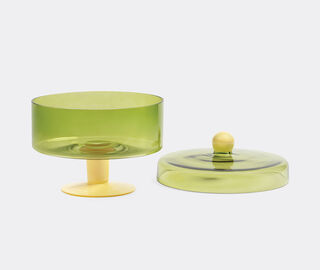 &amp;k Amsterdam 'Duo' jar, green multicolor GREEN AMST25JAR729GRN