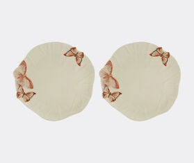 Bordallo Pinheiro &#39;Cloudy Butterflies&#39; charger plate, set of two, pink MULTICOLOUR BOPI23CLO543MUL