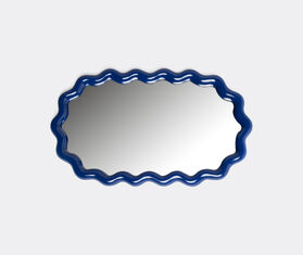 &amp;k Amsterdam &#39;Zigzag&#39; mirror, blue BLUE AMST25MIR277BLU