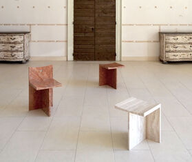 MCGANNON SAAD &#39;Thebes&#39; chair, rosso verona RED MCSA24THE126RED