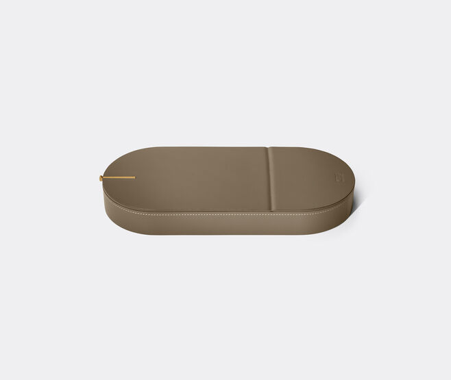 Poltrona Frau 'Zhuang Desk' multipurpose box TAUPE POFR20ZHU652GRN
