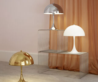 Louis Poulsen 'Panthella 320' table lamp, white opal, US plug WHITE LOPO23PAN898WHI