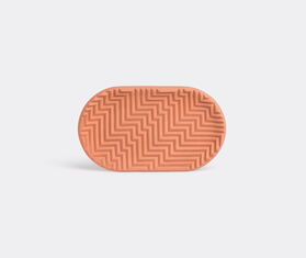 Phil Cuttance 'Herringbone' tray, brick red RED PHCU18HER618RED