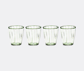 Serax 'Gigi 02' glass, set of four, green GREEN SERA26GLA783GRN