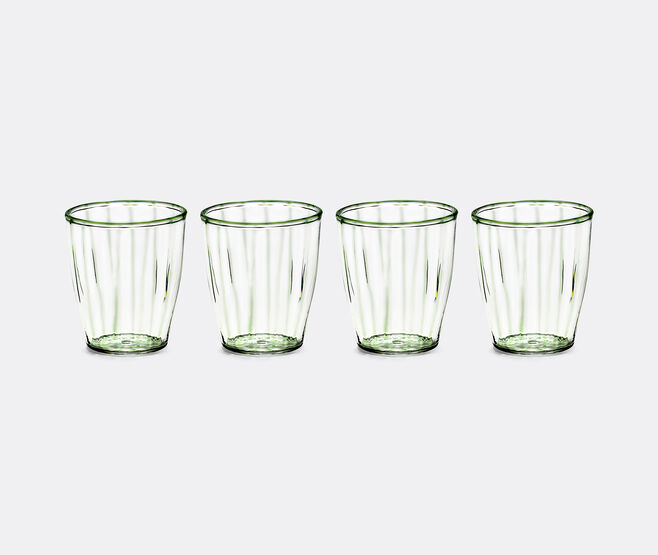 Serax 'Gigi 02' glass, set of four, green GREEN SERA26GLA783GRN