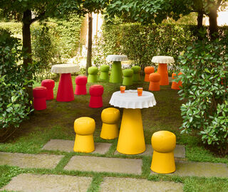 Slide 'Cin Cin' stool, saffron yellow YELLOW SLID26CIN407YEL