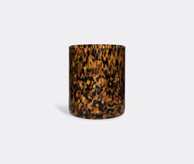 Stories of Italy &#39;Macchia su Macchia&#39; leopard vase, medium BLACK STLY20MAC756BRW