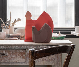 Nuove Forme &#39;Cock Figure&#39;, peach MULTICOLOUR NUFO22FIG557MUL