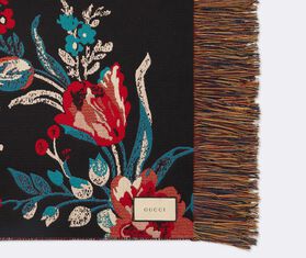 Gucci 'Grotesque Garden' plaid blanket MULTICOLOUR GUCC22PLA780MUL