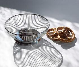 Alessi '826' basket, large MULTICOLOUR ALES21CES638SIL