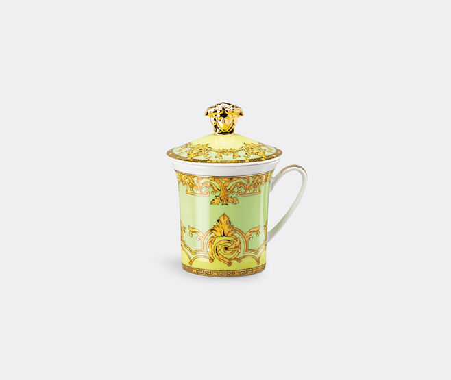 Rosenthal 'Green Floralia' mug with lid GREEN ROSE23MUG749GRN