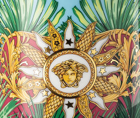 Rosenthal &#39;Jungle Animalier&#39; mug with lid GREEN ROSE23MUG135GRN