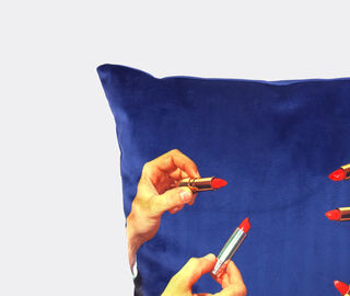 Seletti 'Lipsticks' cushion, blue BLUE SELE21POL250BLU