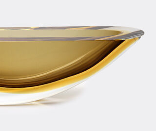 Gardeco 'Vase Canoe 160', fum&eacute; and amber BROWN GARD23VAS253AMB