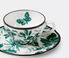 Gucci 'Herbarium' demitasse cup with saucer, set of two, green Emerald GUCC18HER612GRN