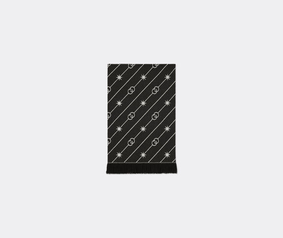 Gucci 'Diagonal' plaid blanket, black undefined ${masterID}