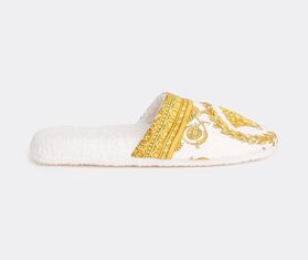 Versace 'I Love Baroque' slippers, white WHITE VERS22SLI028WHI