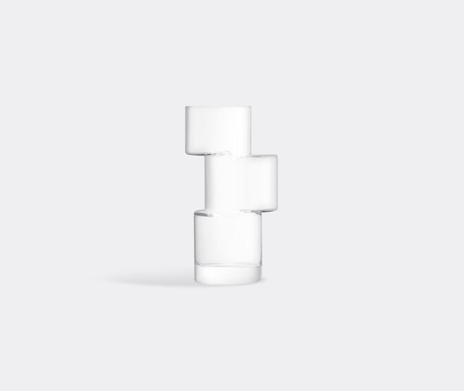 LSA International 'Tier' vase, medium, clear TRANSPARENT LSAI25TIE673TRA