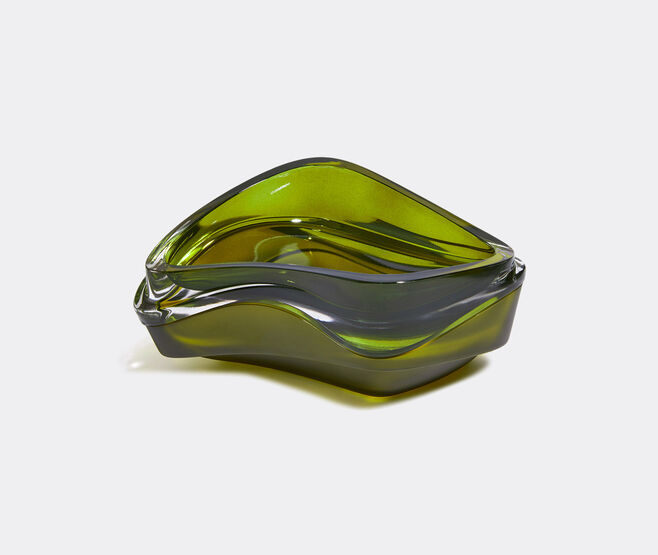 Zaha Hadid Design 'Plex' vessel, olive green OLIVE ZAHA20PLE021GRN