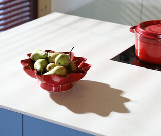 &amp;k Amsterdam 'Sun' oval bowl, blue BURGUNDY AMST26BOW860BUR