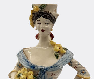 Les-Ottomans 'Lemon Woman' candleholder, large MULTICOLOUR OTTO23HAN392MUL