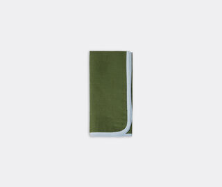 La DoubleJ 'Rainbow Bosco' large napkin, set of two GREEN LADJ22LAR885GRN
