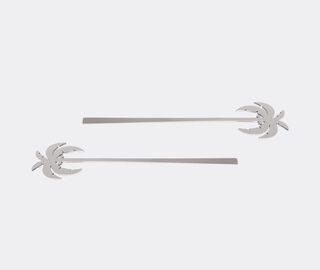 Riva 'Coconut' drink mixers, set of six SILVER RIVA17COC629SIL