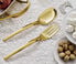 Sambonet 'Living' spoon and fork set Gold SAMB22LIV066GOL